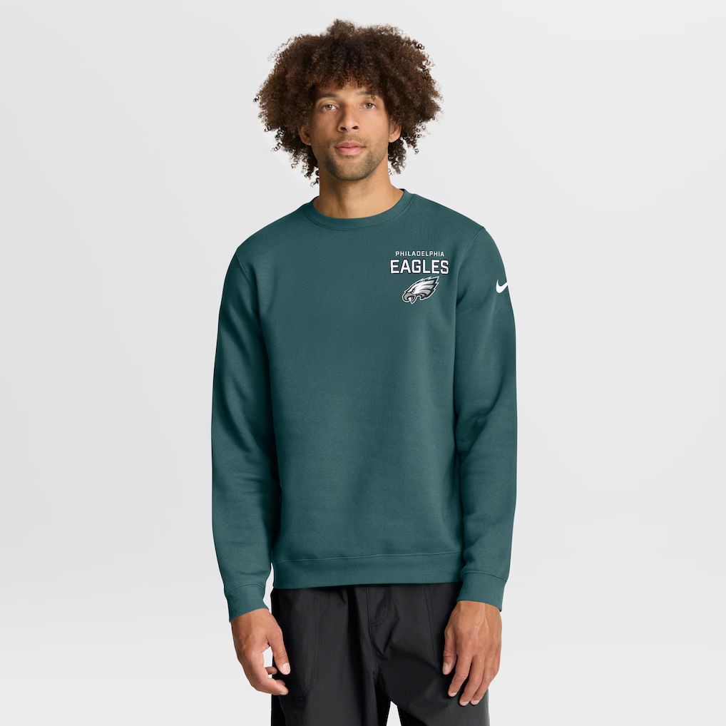 2026 NFL Philadelphia Eagles round-neck sweatshirt 04->detroit lions->NFL Jersey